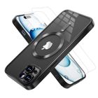 Coque magnétique - YAEFDD - iPhone 14 - Protection militaire - Pas de jaunissement - Souple