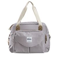 BEABA, Sac à langer Genéve II, Modulable, Grande contenance, Rangements multiples, Pochette avant amovible, Gris