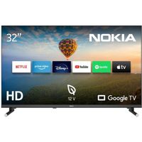 NOKIA - TV 32" (81 cm) LED HD 12V Smart - Google TV - (DVB-C/S2/T2, Netflix, Prime Video, Disney+)-HN32GE320C-2023