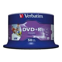 DVD+R Verbatim 16x imprimable spindle 50 - 4.7 Go