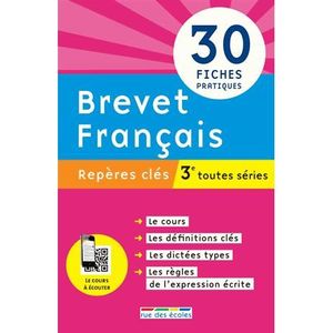 LIVRE COLLÈGE Brevet français 3e toutes séries