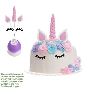 Cake Topper Licorne Achat Vente Pas Cher