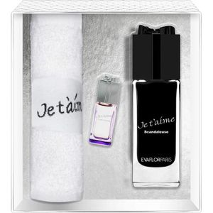 COFFRET CADEAU PARFUM Set De Parfum Femme - Je T  Scandaleuse Coffret Eau 100 + Miniature 75 Serviette Éponge