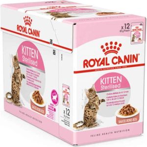 BOITES - PATÉES Royal Canin - Sachets Kitten Sterilised en Sauce p