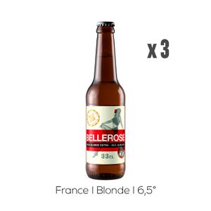 BIERE Pack Bières Bellerose Blonde Extra - 3x33cl