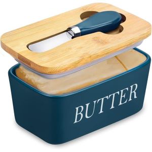 Boîte à Beurre Beurrier pour Réfrigérateur en Acier Inoxydable Récipient à Beurre  avec Aouvercle pour Beurre