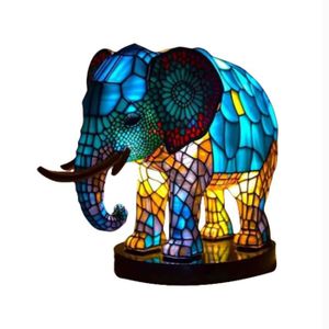 LAMPE A POSER Lampe de table éléphant, lampe de table animal de 
