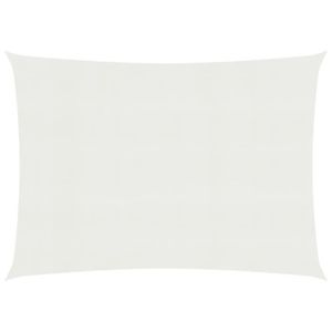 VOILE D'OMBRAGE Voile d'ombrage 160 g-m² Blanc 3,5x4,5 m PEHD