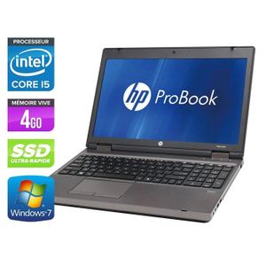 ORDINATEUR PORTABLE HP ProBook 6560B - 15,6'' -Core i5 -4Go -240Go SSD