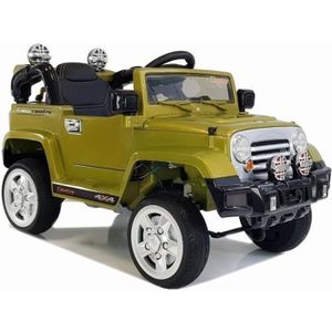 VOITURE ELECTRIQUE ENFANT Voiture électrique pour enfants Jeep Beaufort Vert
