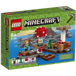 ASSEMBLAGE CONSTRUCTION LEGO® Minecraft 21129 Le Biome Champignon