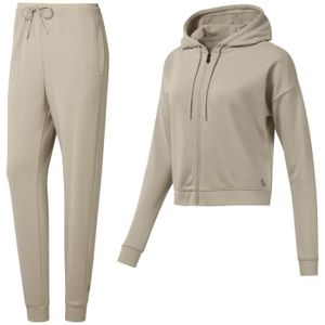 survetement reebok femme beige