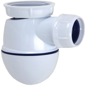 Siphon de lavabo ou bidet en V - WIRQUIN - Matière: Plastique - Synthétique  - Dimensions: 15x4x24 cm - Cdiscount Bricolage
