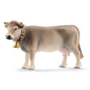 FIGURINE - PERSONNAGE Figurine Vache Braunvieh - Schleich - Peintes à la