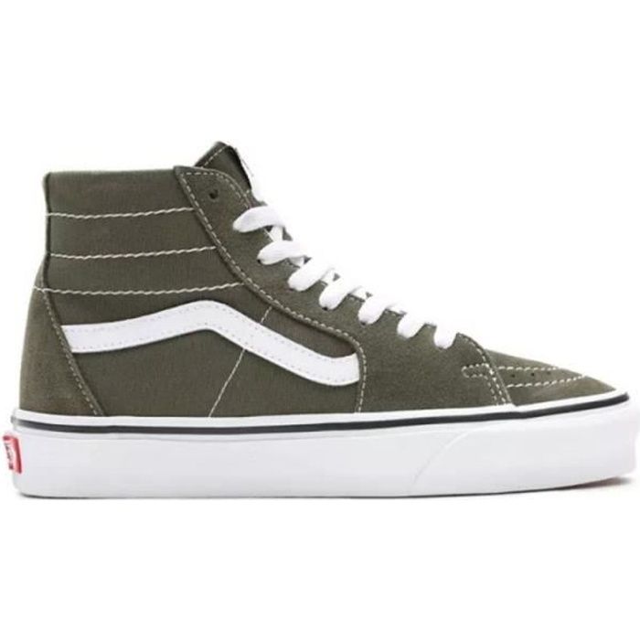 vans plateforme kaki