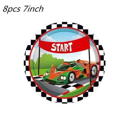 Fournitures De Fete D Anniversaire Voiture De Course Reception Cadeaux Pour Bebe Ensemble De Decoration Vaissell Ll Cdiscount Maison