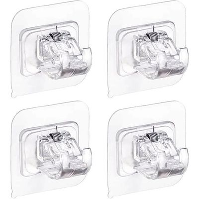 Lot De 4 Supports Bride En U 28mm Inox Avec Vis - Fixation Tringle à Vêtements