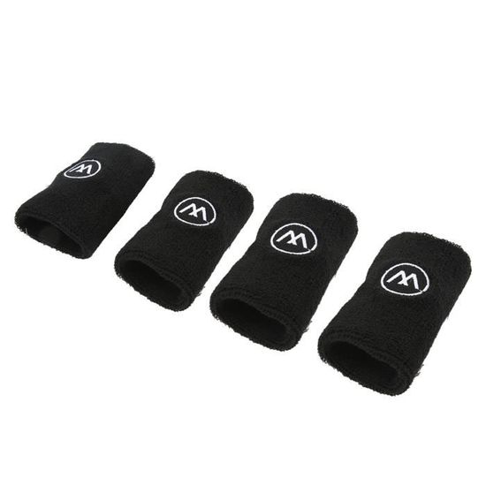 Bracelet De Sport éponge Rock Crâne Et Os – Pickleball Gym – Noir – Unisexe