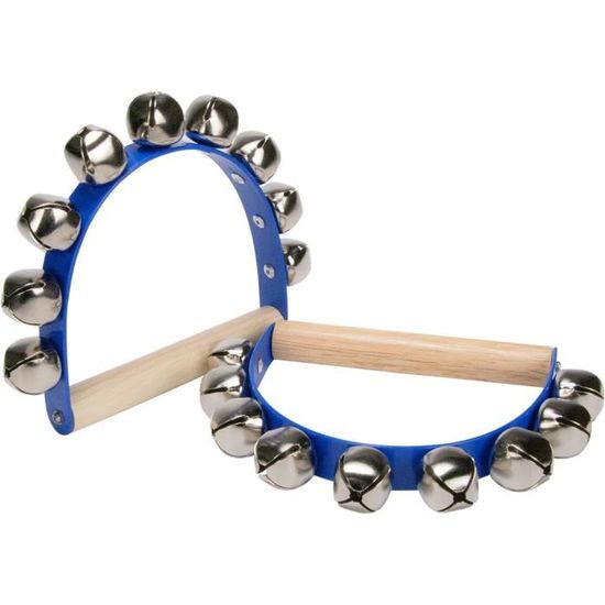 Décoration Fête Noël Augshy Bracelets Noël Grelots - 24pcs Or Rouge Vert Enfants Fêtes Grelots Dorés Fêtes