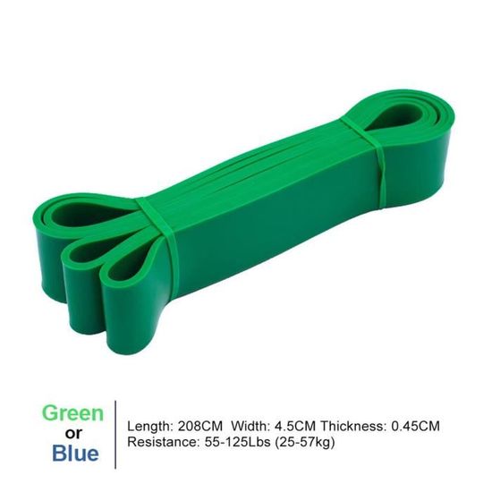 Bande De Résistance élastique PREMIUM QUALITY, Bleue, Pour Gym Yoga Fitness, Neuf