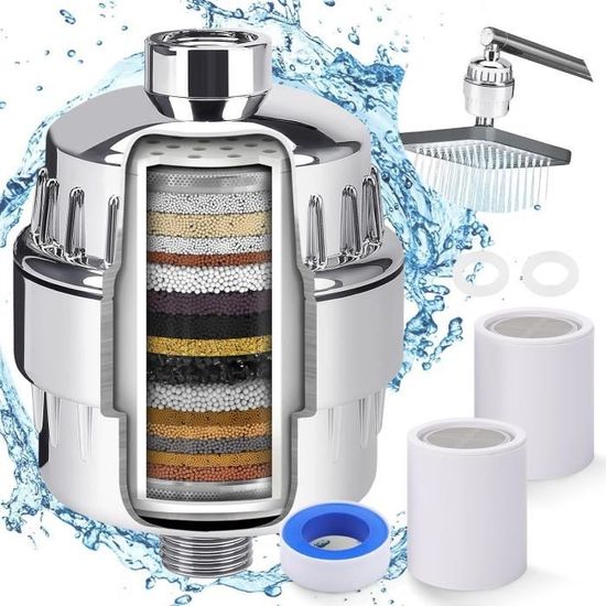 Filtre De Douche En Acier Inoxydable - Grille Anti-cheveux Pour Canalisation - Diamètre 15 Cm - Antidérapant - 3