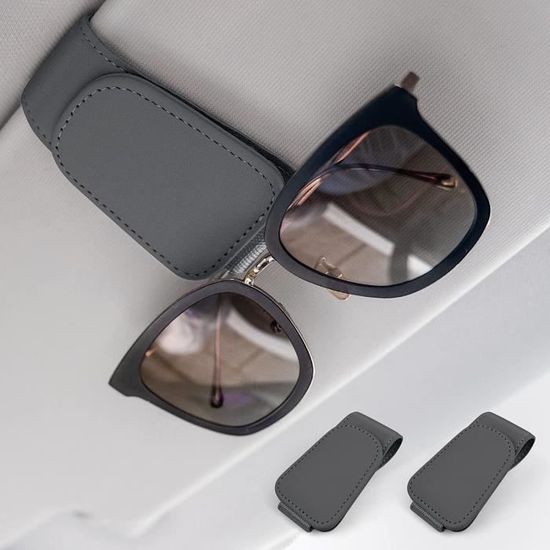 Astralong 2 Pièces Porte Lunettes Pour Voiture, Support Lunette