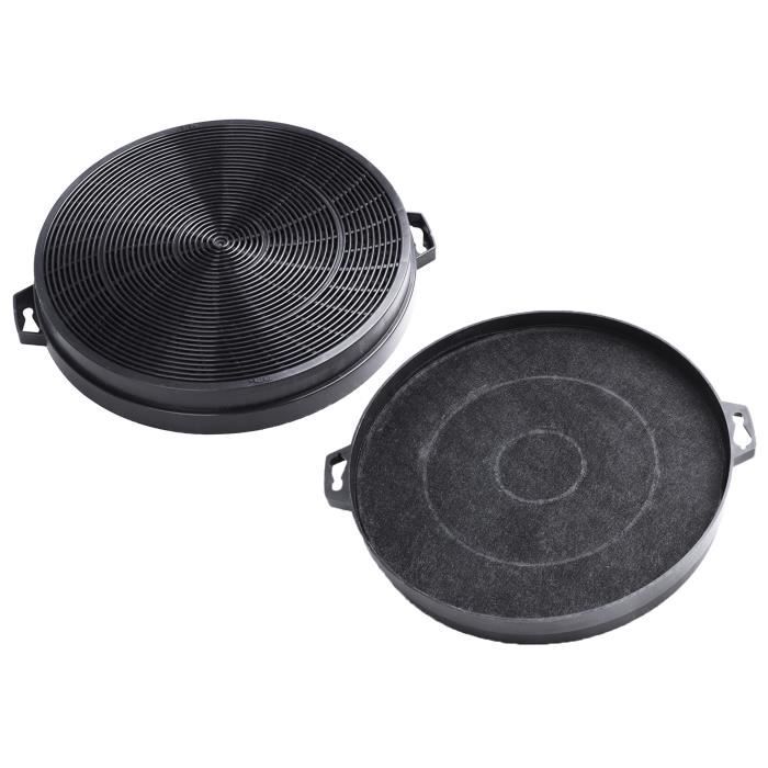 AquaHouse Lot de 2 filtres à charbon pour hotte Constructa, Whirlpool Wpro FAC539 B210 CHF210, Zanussi Récirculation du ventilateur