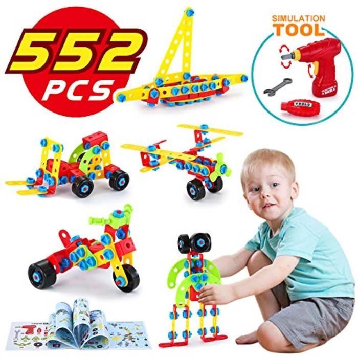 Jeu D'Assemblage SUG47 TINOTEEN Stem Jouets Jeux de construction Blocs de construction Creative Construction Prendre jouet pour 552