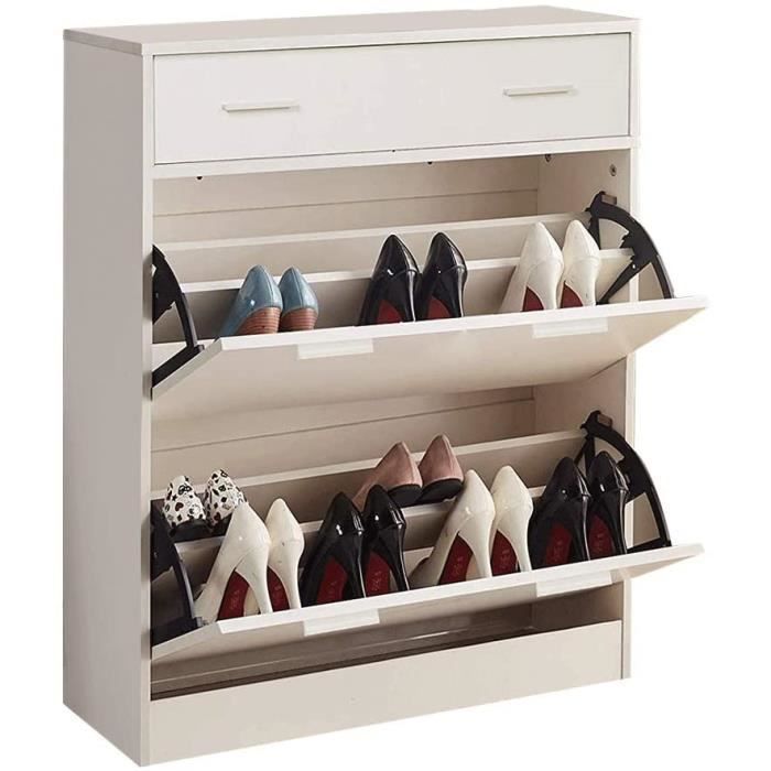 CHAUSSURES POUR DRESSING aid Meuble agrave Chaussures agrave Trois Portes Meuble agrave Chaussures Tour dorganisateur portatif131