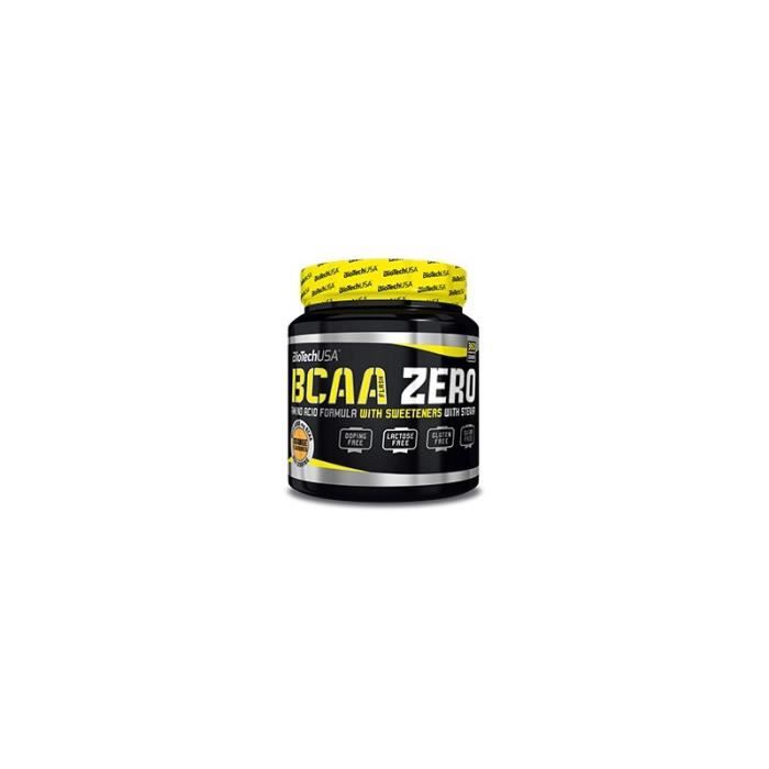 BCAA Flash Zéro Biotech USA 360g Pomme