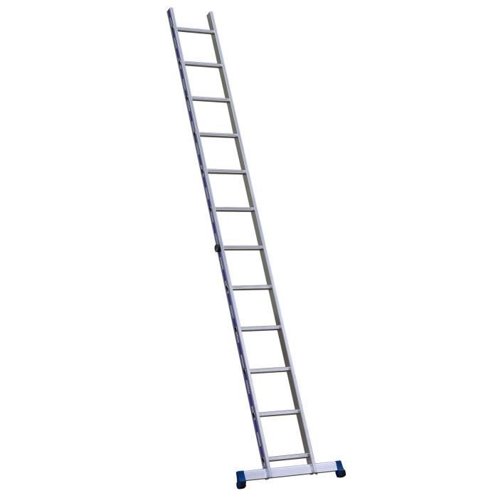 CENTAURE Échelle simple KS PRO - 3,4 m - 12 barreaux striés 4 faces