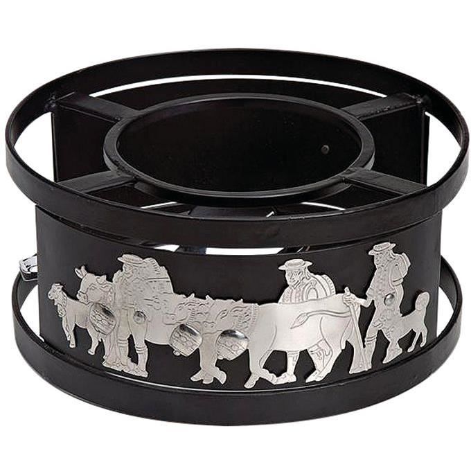 Réchaud à fondue Vaches D : 21 cm - inox