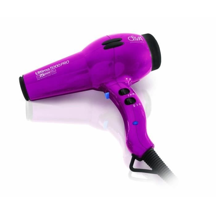 Diva Ultima Professional Sèche-cheveux 5000 Pro et Baguette - Rose