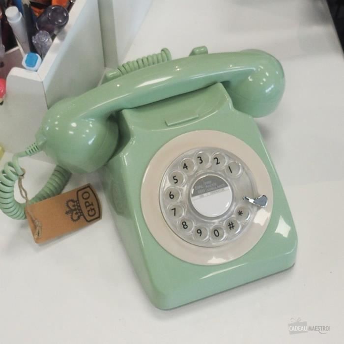 Téléphone Anglais 746 - GPO Vert Pastel