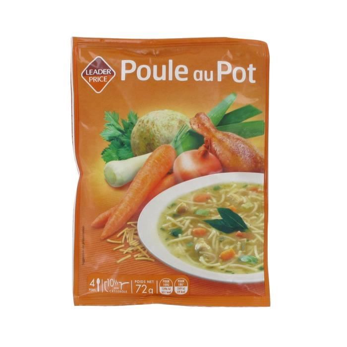 Soupe poule au pot déshydraté - 72g