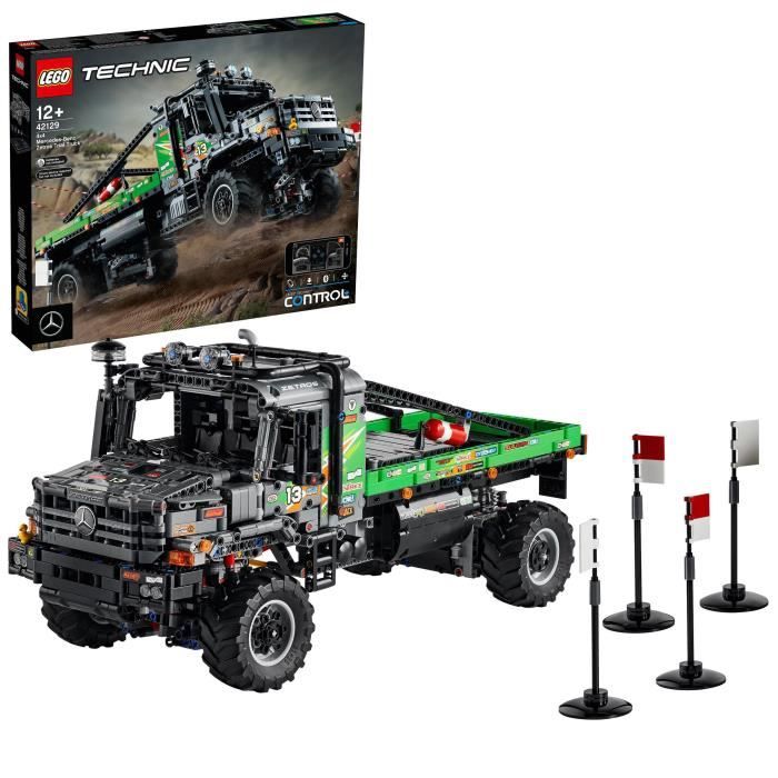 LEGO® 42129 Technic Le Camion d’Essai 4x4 Mercedes-Benz Zetros, Voiture Télécommandée, Camion Jouet, Contrôle via Application