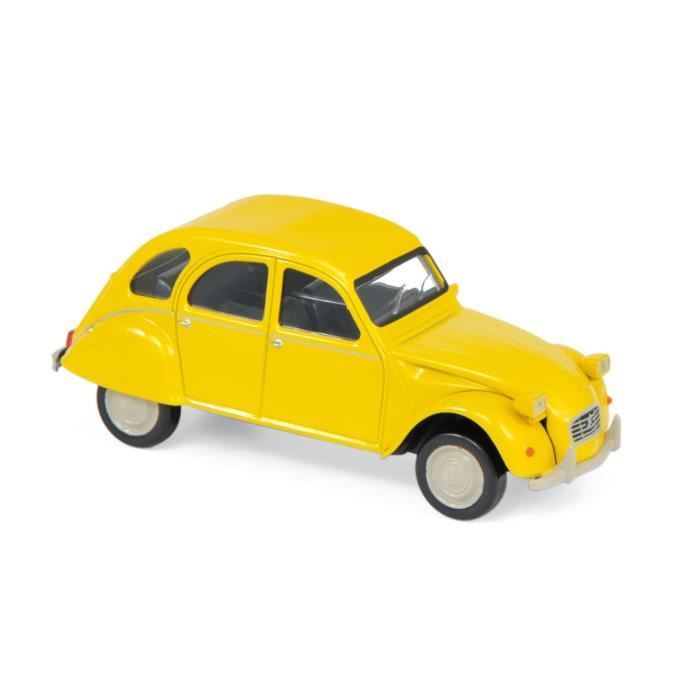 Miniatures montées - Citroen 2CV Jaune 1979 1/43 Norev