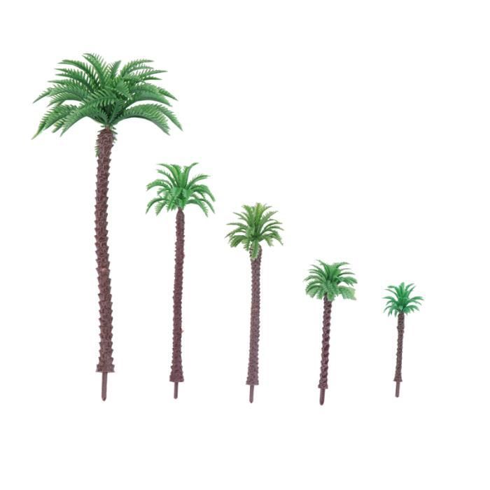 5 pièces modèle d'arbre de noix de coco Mini scène de de matériel fait à la VEHICULE A CONSTRUIRE - ENGIN TERRESTRE A CONSTRUIRE
