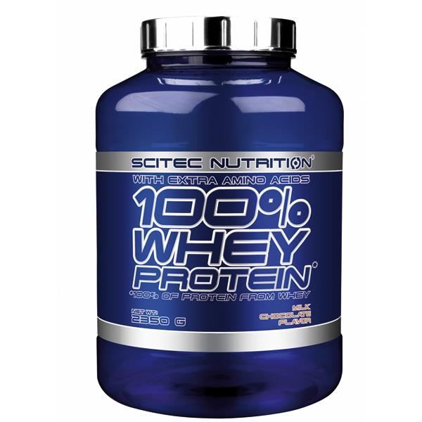 100% WHEY PROTEIN 2350g CHOCOLAT AU LAIT - Scitec Nutrition Proteine