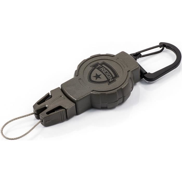 Porte-objet ultra résistant avec mousqueton et bloque-câble - 61 cm