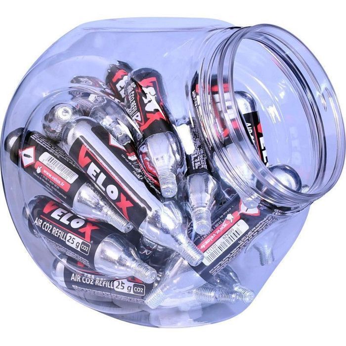 CARTOUCHES CO2 VELOX® 25 g (Lot de 25)
