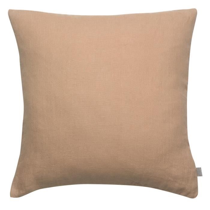 Coussin uni Zeff sable 45 x 45 cm Vivaraise 45 X 45 SABLE