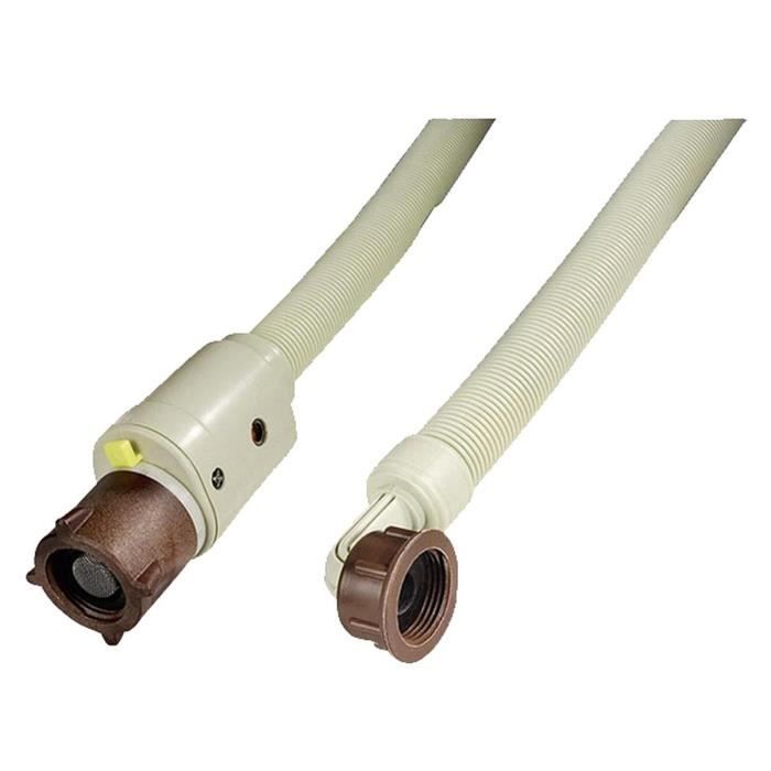 Tuyau d'eau – Hydro-Sécurité droit/coudé 1,50m – F/F – diam 3/4' – 10B