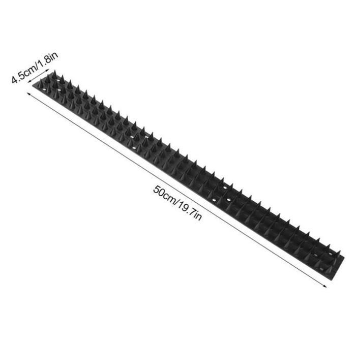 5.7M Anti Pigeon pour Balcon Plastique Repulsif Chat Kit Repulsif Oiseaux pour Effrayer Corbeaux Moineaux Chats -10Pièces
