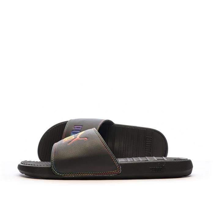 Claquettes Noir Homme Puma Cool Cat Rainbow Cdiscount Sport