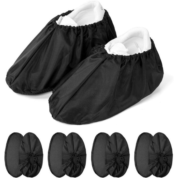 Lot de 50 paires de couvre-chaussures jetables, chaussons respirants et anti-poussière, antidérapants, résistants à l'eau et à la poussière, taille unique, pour hommes et femmes (bleu-1