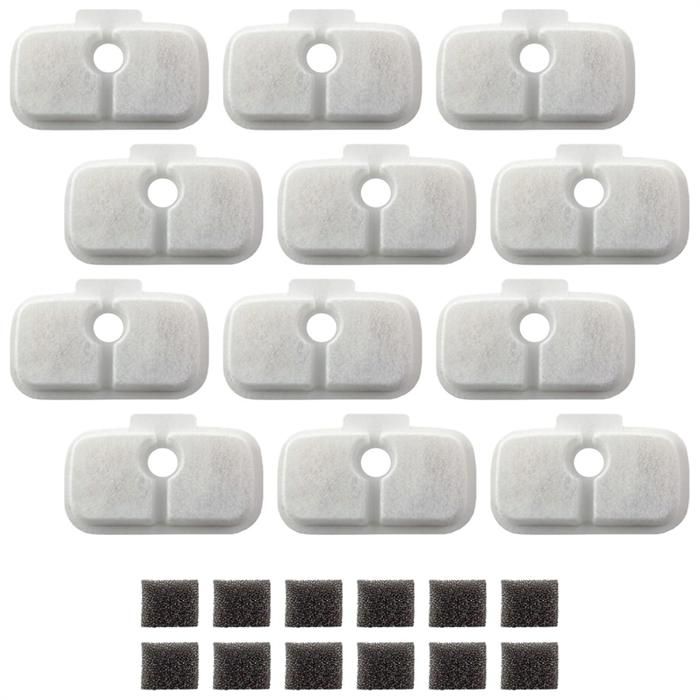 Comparer les prix de Filtres de Remplacement pour Fontaine à Eau pour Chat PETLIBRO PLWF105/PLWF115/PLWF005 Triple Filtration pour Fontaine à Eau pour