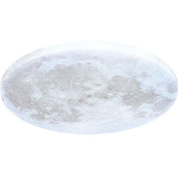 Plafonnier LED - PZCC - Lampe Lune - Ø38 cm - 2000 lm - 3000–6500K Dimmable