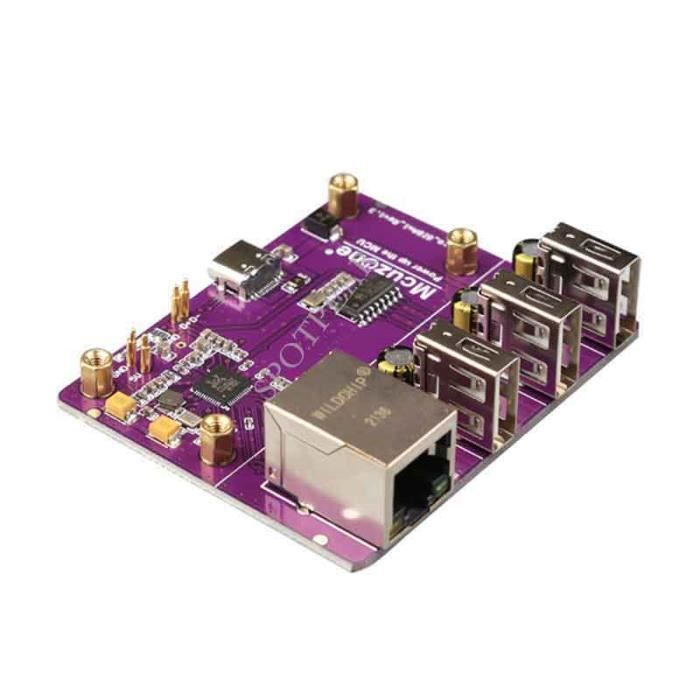 Ethernet Additional Rj45 Raspberry Aucun cas - Raspberry Pi Zero 2 W Usb Vers Rj45 Hub Ethernet Ou Usb ...