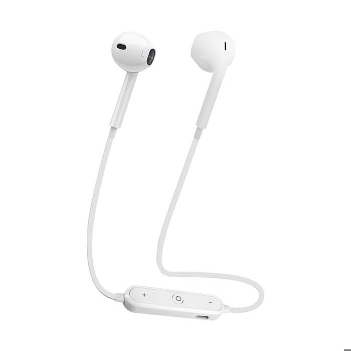 Ecouteurs Bluetooth Intra-auriculaires Audio HD Argent